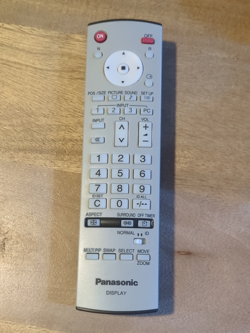 Panasonic Replacement Remote EUR7636070R